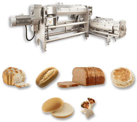 Continuous Mixers For Hot Dog Bun Production Lines